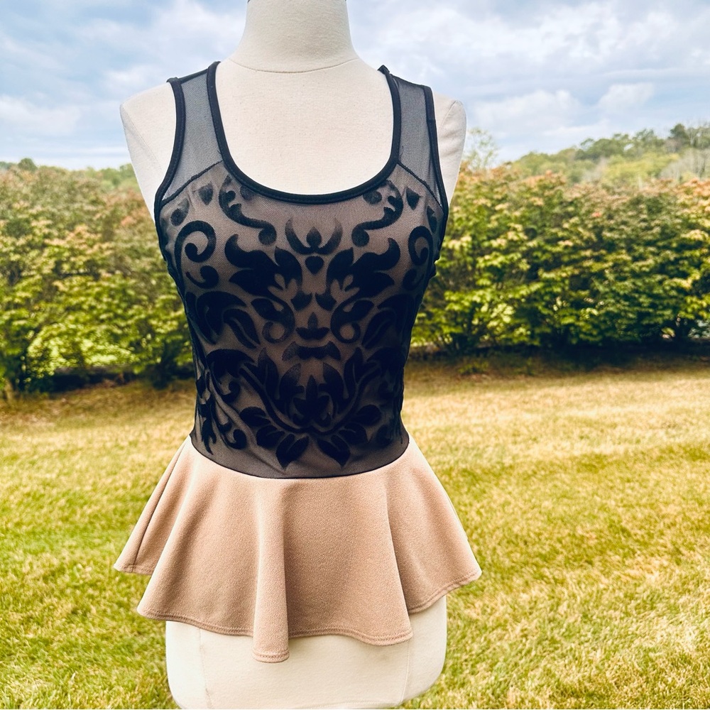 A'GACI Peplum Top